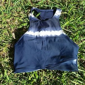 Tie Dye Cropped Bikini Top